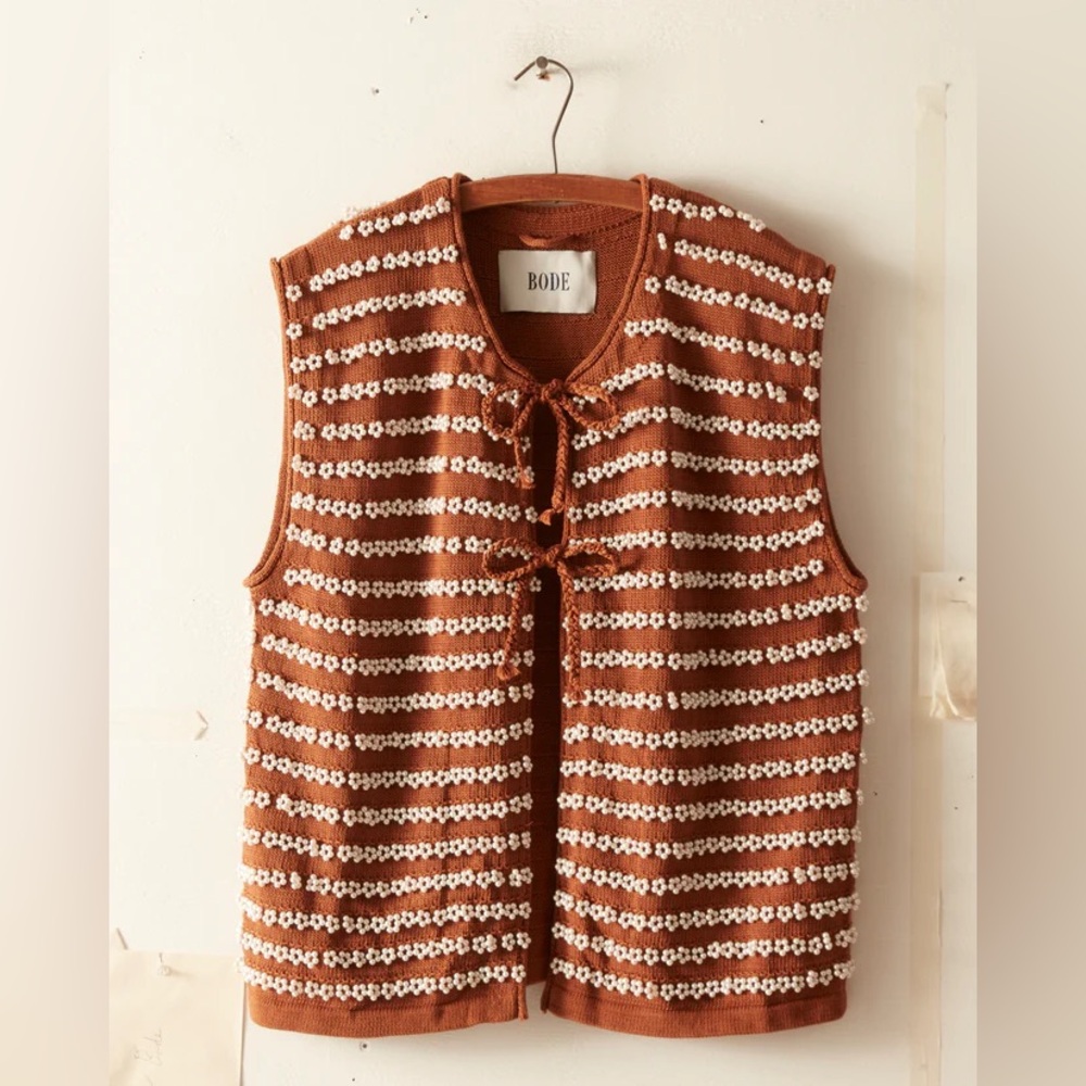 Bode Beaded Knit Vest